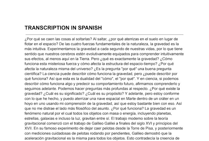 do high quality audio,video transcription in english